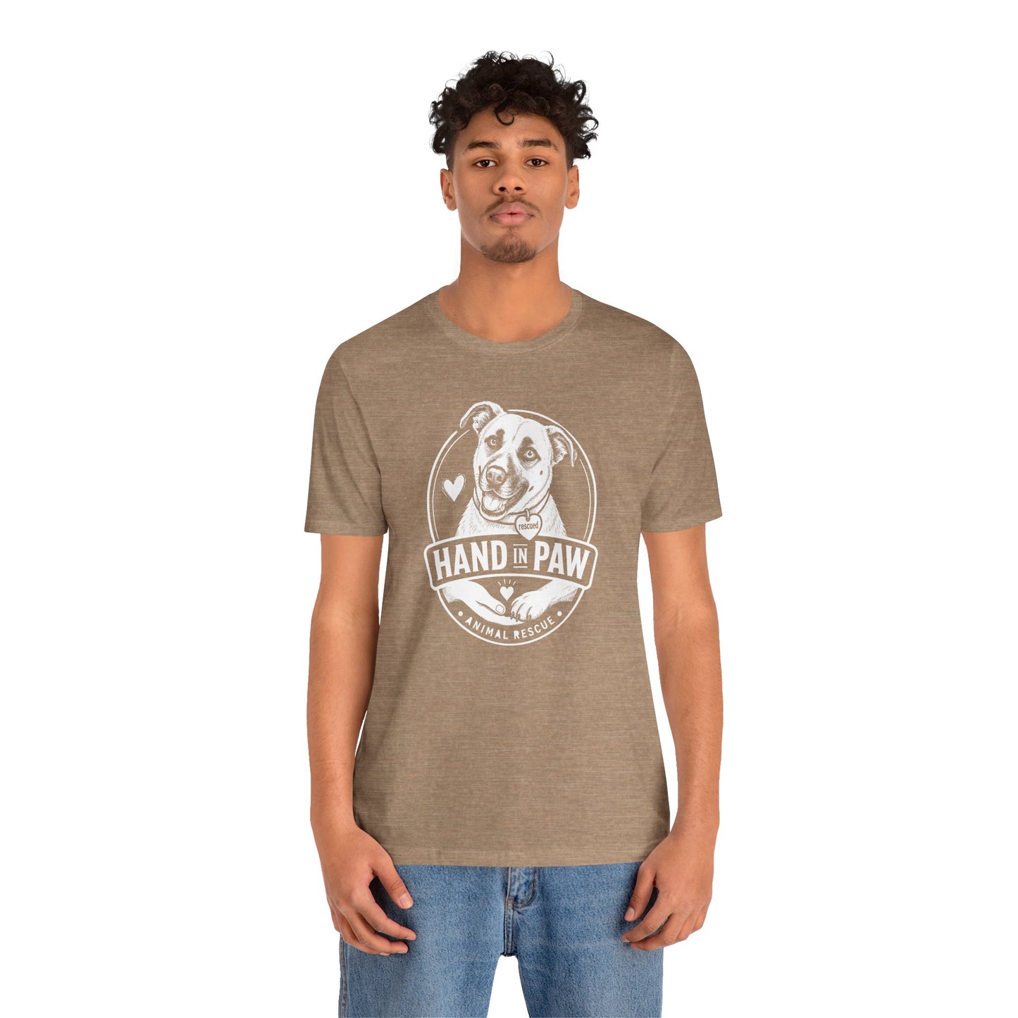 Hand in Paw Rescue Logo T-Shirt