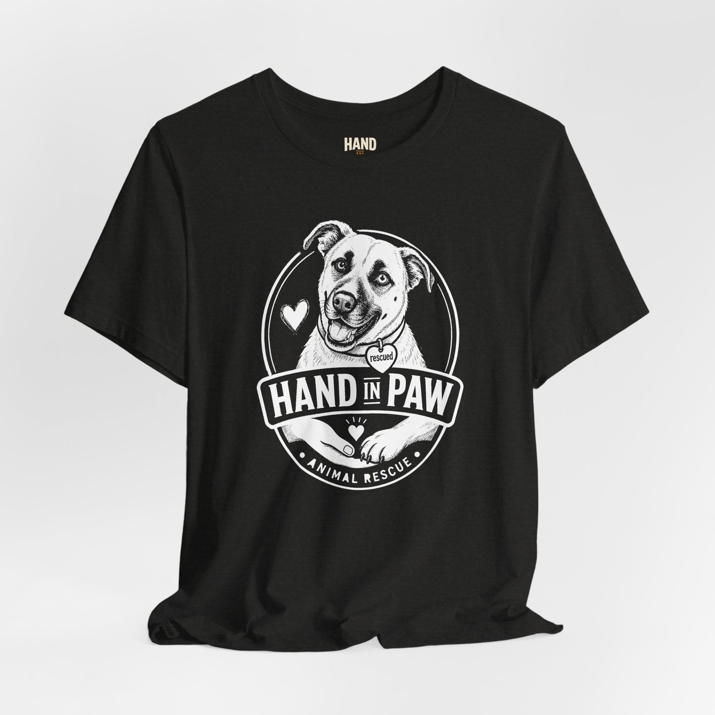 Hand in Paw Rescue Logo T-Shirt