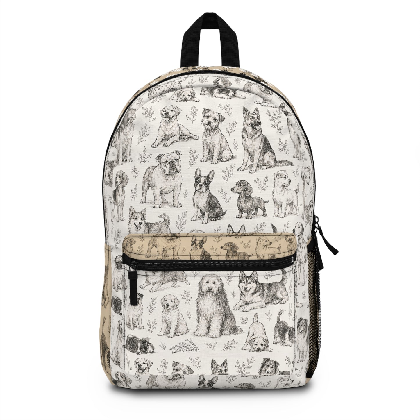 Hand in Paw Dog Pattern Backpack & Travel Bag